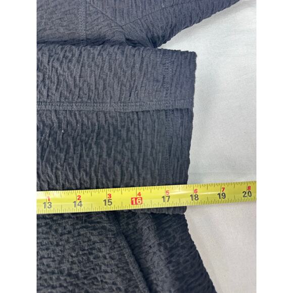 Eileen Fisher Women's sz PL Black Stretch 3 Button Blazer Work Office Textured - Picture 7 of 9